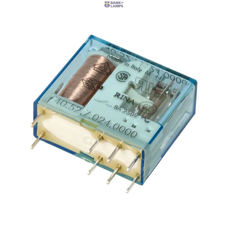 FINDER PCB/Plug-in Rel. 5mm.pinning 2CO 8A/24VDC/SEN/Agni 405270240000
