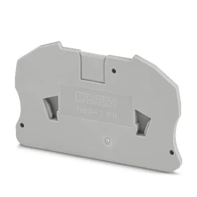 Phoenix Contact End Cover D-PT 16 N, Width 2.2mm, Height 75.4mm, Depth 3212060