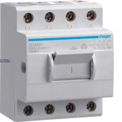 Hager SH463N — One Piece выключатель 4x63 A