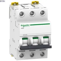 Schneider Electric A9F75316 — automātslēdzis Acti9 iC60, 3P, 16 A, 6 kA, D Curve