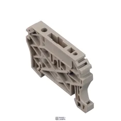 Weidmüller 8630740000 — Terminal Block End Bracket dark beige, TS 35, Wemid W 8 mm, 100 °C