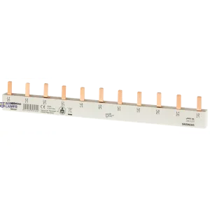 Siemens 5ST3667 — Pin busbar, 10 mm2 connection: 3-phase/+ 8x phase touch-safe for 1FI, 4-pole, NLI+8LS, 1-pole Pin