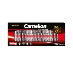 Alkaline elementi, LR06 B28+8, AA, 1,5V, CAMELION, 36 pcs