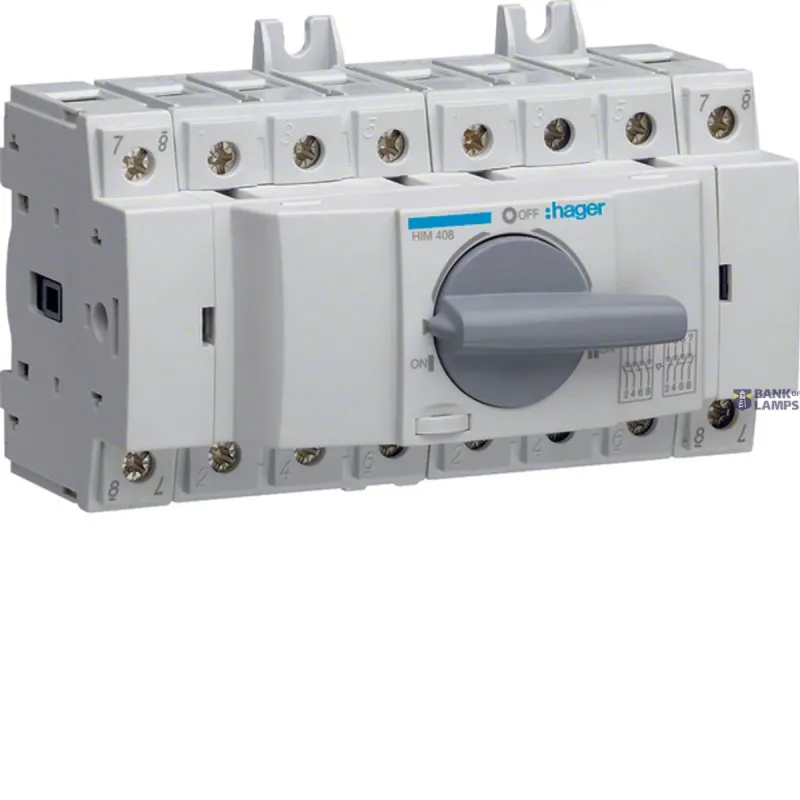 Hager Modular Change-over Switch 4x80 A HIM408