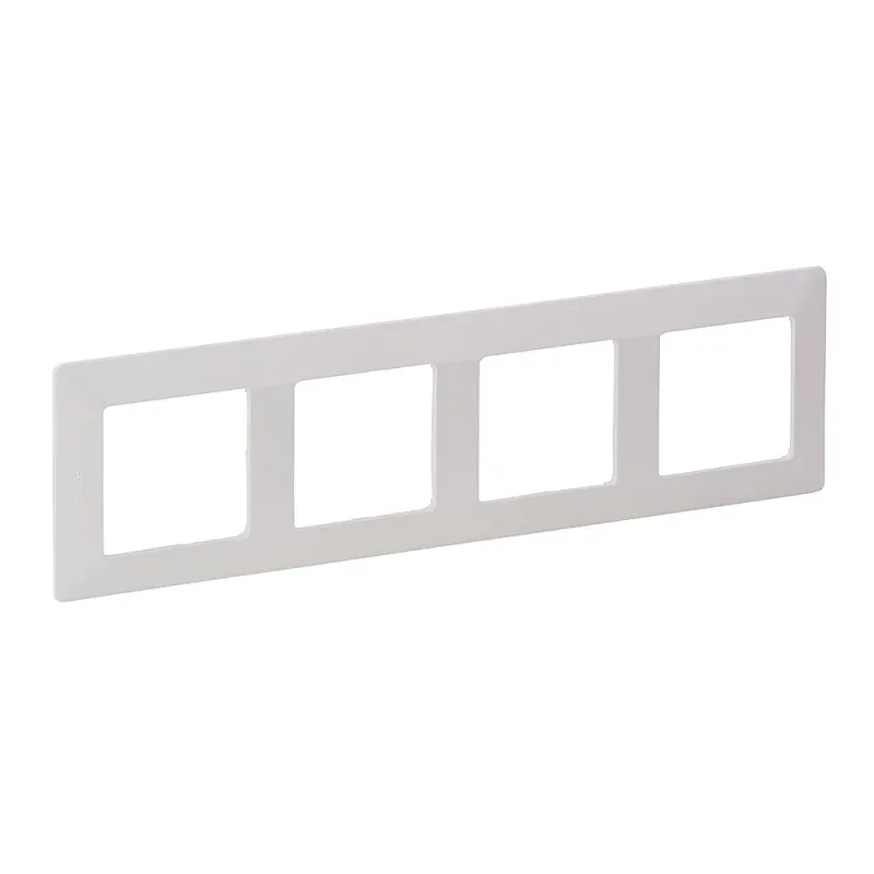 Legrand Plate Valena Life White, IP20, IK04, 1 Module, 8 Modules 754004