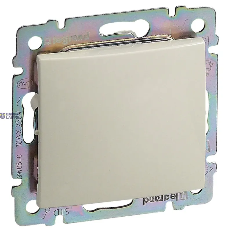 Legrand Switch 2-way 10A, Ivory, 250V, IP31 774306