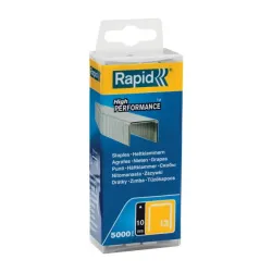 Скобы 13/10 5000 шт. 10,6x0,7 мм, желтые, Rapid Скобы 13/10 5000 шт. 10,6x0,7 мм, желтые, Rapid