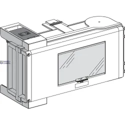 Schneider Electric KSB63SM48 — Tap-Off Unit Canalis KS, 63 A, 230–690 V, IP55, DIN Rail, White (RAL 9001), Tap-off Unit Polarity: 3L+N+PE