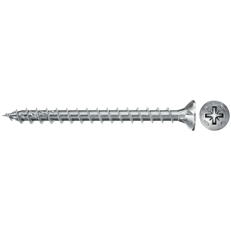 Fischer Kokskrūves PZ2 4,5X35 balti cinkotas, 200 gab. 61-670298