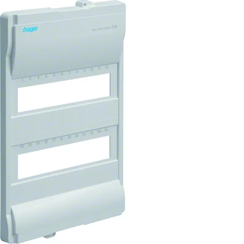Hager Cover Volta Flush/hollow Wall 2rows VZ222N