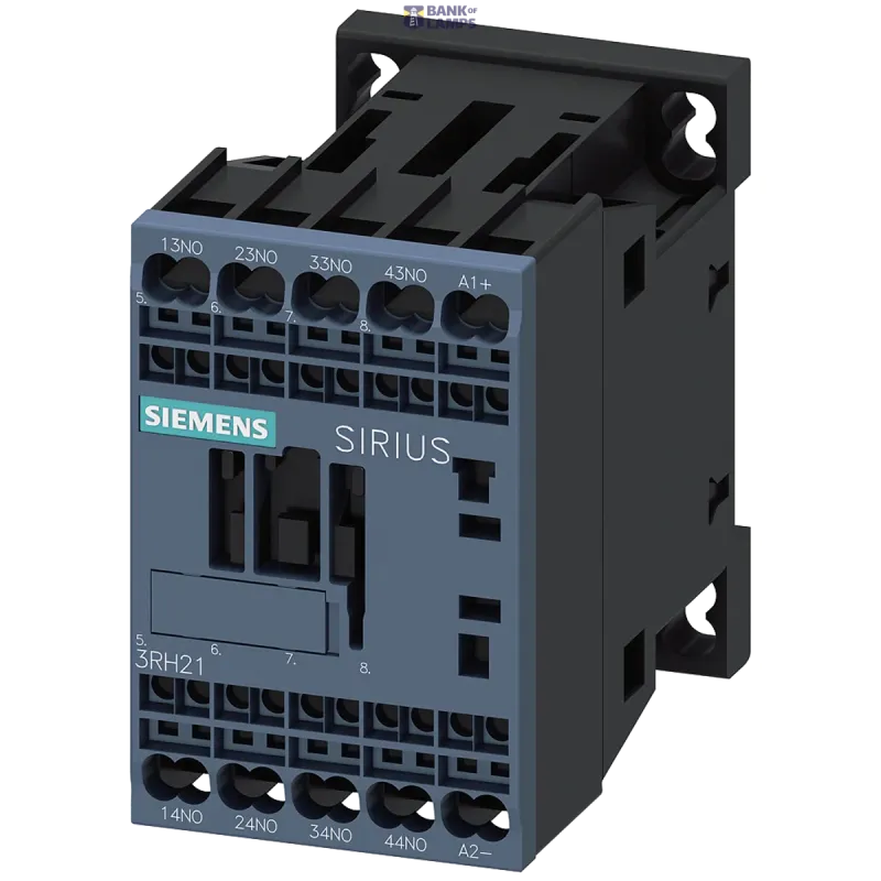 Siemens coupling contactor relay, 4 NO, 24 V DC, 0.7-1.25* Us, with 3RH2140-2KB40