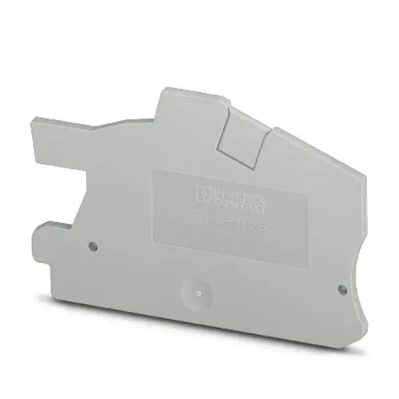 Phoenix Contact End Cover D-PTI 2.5, 2.2×59.5×35.3mm, Grey 1016672