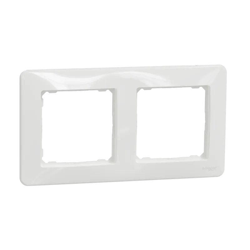 Schneider Electric Frame Sedna Design & Elements, White, 2-Gang SDD311802