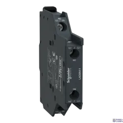 Schneider Electric LAD8N11 — Auxiliary Contact Block TeSys Deca, 1NO, Screw Terminals, IP20, TeSys Deca Lc1d09…95 AC Coil