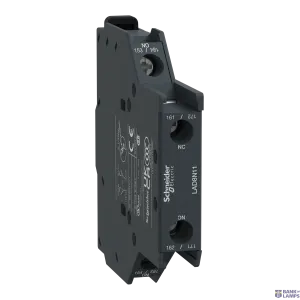Schneider Electric LAD8N11 — Auxiliary Contact Block TeSys Deca, 1NO, Screw Terminals, IP20, TeSys Deca Lc1d09…95 AC Coil Schneider Electric LAD8N11 — Auxiliary Contact Block TeSys Deca, 1NO, Screw Terminals, IP20, TeSys Deca Lc1d09…95 AC Coil
