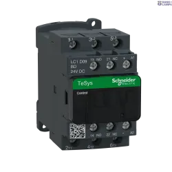 Schneider Electric LC1D09BD — Contactor TeSys Deca, 3P, 9 A, 440 V, 3NO, IP20, 24 V DC, 25 A, Plate, Time Constant: 28ms, Motor Power kW: 2.2 kW At 220/230 V AC 50/60 Hz (Ac–3) Schneider Electric LC1D09BD — Contactor TeSys Deca, 3P, 9 A, 440 V, 3NO, IP20, 24 V DC, 25 A, Plate, Time Constant: 28ms, Motor Power kW: 2.2 kW At 220/230 V AC 50/60 Hz (Ac–3)