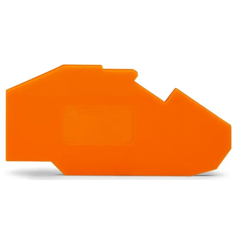 WAGO End and Intermediate Plate Orange, 1.5 mm Thick 782-317