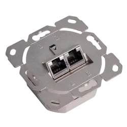 THORGEON 10006 — 2-port Cat6A Network Socket Insert THORGEON 10006 — 2-port Cat6A Network Socket Insert