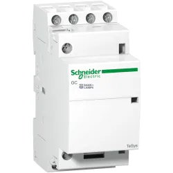Schneider Electric GC1640M5 — Modular Contactor TeSys GC, 16A, 4P, 240V AC, 4NO, IP40 Schneider Electric GC1640M5 — Modular Contactor TeSys GC, 16A, 4P, 240V AC, 4NO, IP40