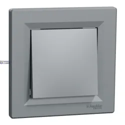 Schneider Electric EPH0100162 — Push-Switch Button Asfora-1pole, 1P, Switch-10ax Screwless Stl