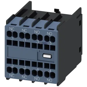 Siemens 3RH2911-2HA22 — auxiliary switch, on the front, 2 NO + 2 NC, .1/.2, .1/.2, .3/.4, .3/.4, current Siemens 3RH2911-2HA22 — auxiliary switch, on the front, 2 NO + 2 NC, .1/.2, .1/.2, .3/.4, .3/.4, current