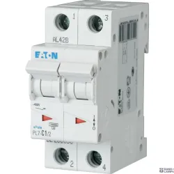EATON 263353 — PL7-C1/2 Miniature circuit breaker (MCB), 1 A, 2p, characteristic: C EATON 263353 — PL7-C1/2 Miniature circuit breaker (MCB), 1 A, 2p, characteristic: C