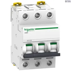 Schneider Electric A9F75310 — automātslēdzis Acti9 iC60, 3P, 10 A, 6 kA, D Curve