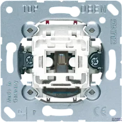 Jung 506KOU — slēdzis Insert , 1-Gang slēdzis with Indicator Light, 1-Pole, 2-Way, 10 AX, 250 V Jung 506KOU — slēdzis Insert , 1-Gang slēdzis with Indicator Light, 1-Pole, 2-Way, 10 AX, 250 V