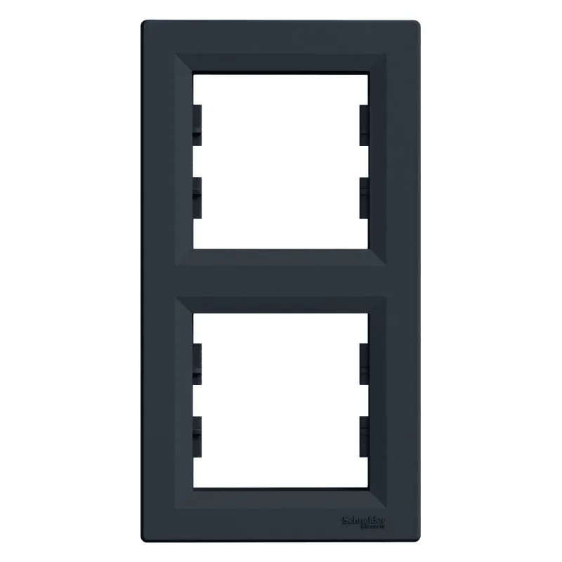 Schneider Electric Frame Asfora, Anthracite, 2-Gang EPH5810271