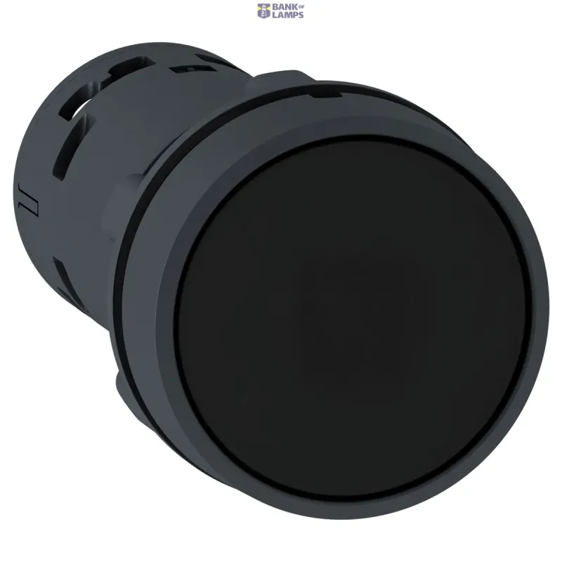 Schneider Electric Push-Button Harmony XB7, 1NO, 22mm, IP20, Black, Spring XB7NA21