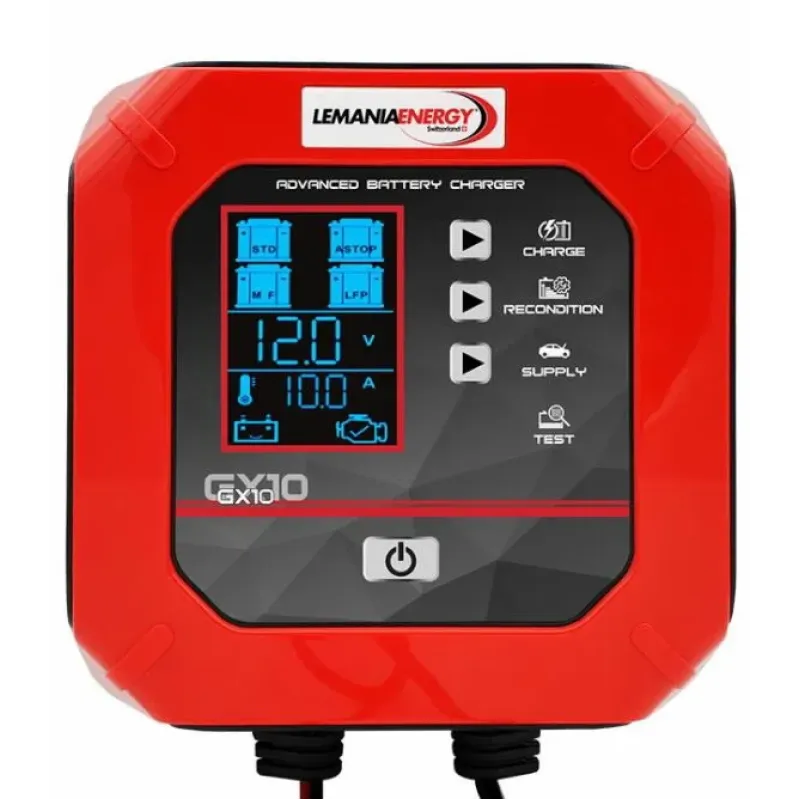 Lemania Gudrais akumulatora lādētājs GX10 12V/10A, Lemania GX10