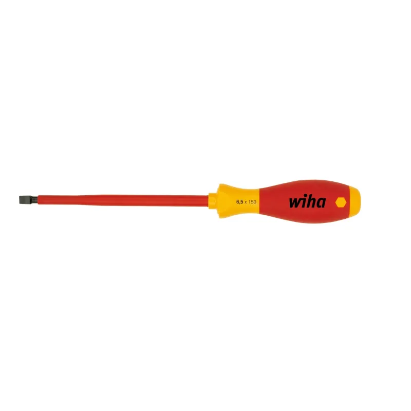 Wiha Screwdriver 25469 6.5 x 150 VDE-Insulated 4010995254698