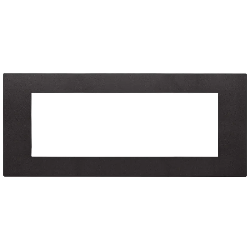 Vimar Plate 7M techno black 30657-02