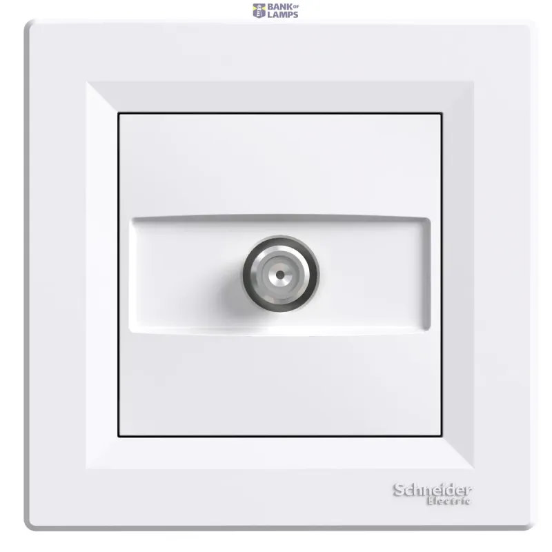 Schneider Electric Socket Asfora, White, 4dB, SAT Intermediate EPH3700221
