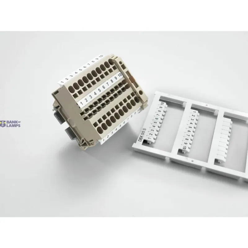 Weidmüller Dekafix, Terminal marker, 5 x 5 mm, Pitch in mm (P): 5.00 0523060011
