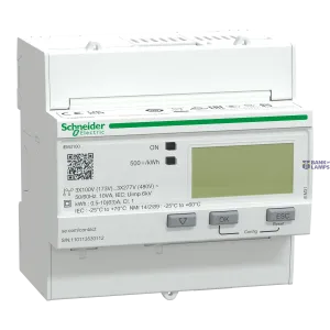 Schneider Electric A9MEM3100 — Energy Meter Acti9 Energy Meters iEM3000, 63 A, 1P+N, IP40, White