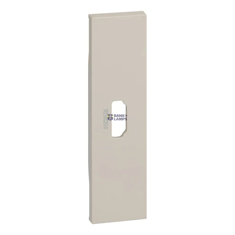 BTicino Socket Cover Living Now IP20, Beige, 22×86×7mm, IK04 KM14