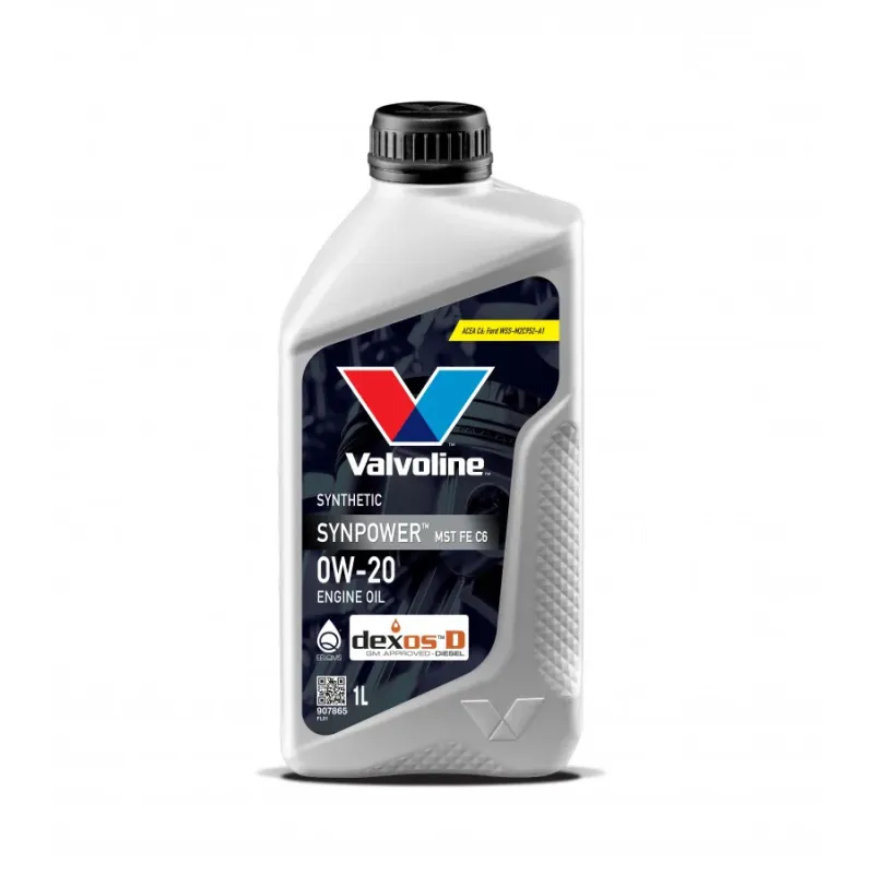Valvoline Motoreļļa Synpower MST FE C6 0W20 1L, Valvoline 907865
