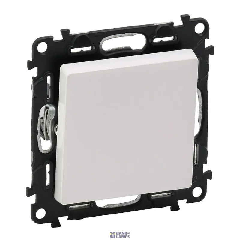 Legrand Change Over Push Button Valena Life 6A, 250V, 2P, 2M, RAL 752111