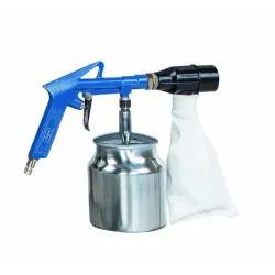 Air sandblasting gun kit, Scheppach