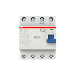 ABB 2CSF204101R3800 — F204 A-80/0.3 Residual Current Circuit Breaker 4P A type 300 mA