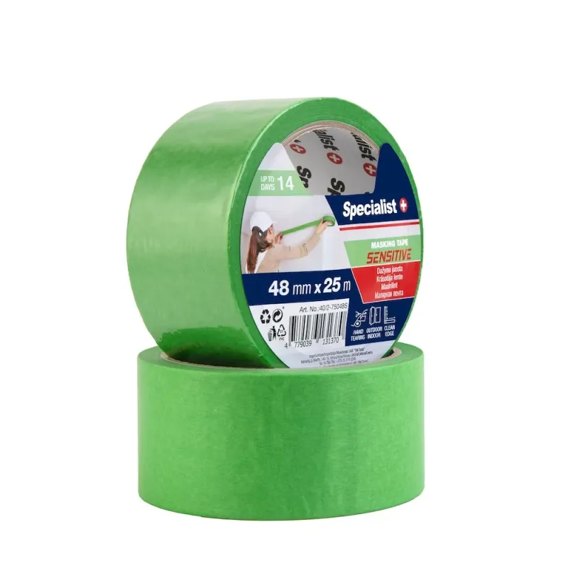 Specialist+ SPECIALIST+ krāsošanas lenta SENSITIVE, 48 mm x 25 m 40-2-75048S