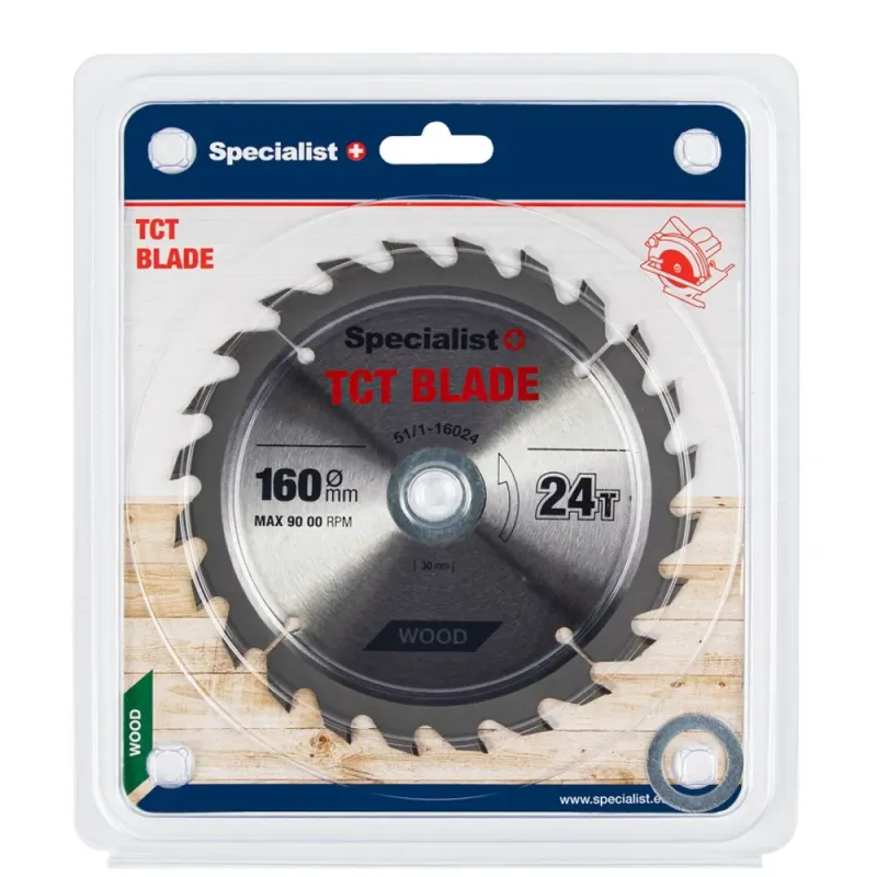 Specialist+ SPECIALIST+ griešanas disks, 160 x 24T x 20/16 mm 51-1-16024