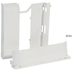 Legrand 031709 — Mosaic Frame Mini-Trunking Adapter DLPlus Mosaic Frame 316 14/22, H20mm, D75mm, Pure White, RAL 9003