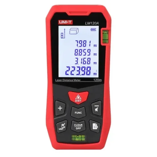 UNI-T Lāzera attāluma mērītājs 120m LM120A