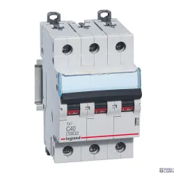 Legrand 404226 — автоматический выключатель TX3 40 A, 400 V, 3P, Curve C, 10kA
