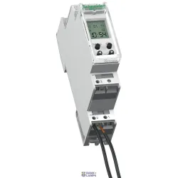 Schneider Electric CCT15854 — Programmable Digital Time Switch Acti9 IHP, 16 A, 24 hours + 7 days, IP20, 1 Channel, Operating Hours Counter