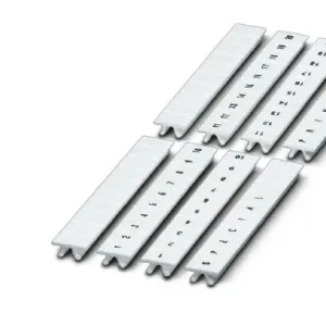 Phoenix Contact 1050017:0001 — Zack Marker Strip ZB 5,LGS:FORTL.ZAHLEN 1-10, Latching, Consecutive Numbers 1 ... 10, white