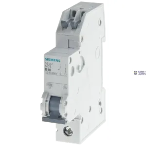 Siemens 5SJ6120-6KS — Miniature circuit breaker 230/400 V 6kA, 1-pole, B, 20 A, D=70 mm with screwless outgoing Siemens 5SJ6120-6KS — Miniature circuit breaker 230/400 V 6kA, 1-pole, B, 20 A, D=70 mm with screwless outgoing