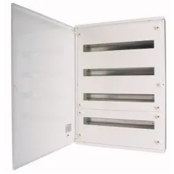 EATON 283031 — BF-O-3/72-C Complete surface-mounted flat distribution board, white, 24 SU per row, 3 rows, type C